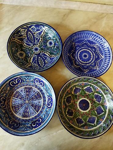 Посуда: Риштанская голубая керамика авторская ручная работа! Чаша для фруктов at lalafo.kg — 9 Посуда: Риштанская голубая керамика авторская ручная работа! Чаша для фруктов — 9