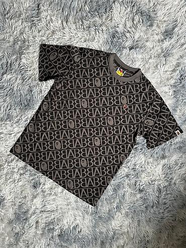 pull and: Мужская футболка, M, Новый, цвет - Коричневый, Платная доставка — 2