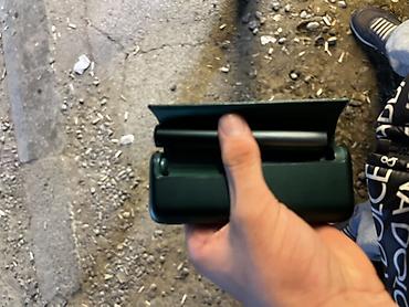 Qələm üçün sərt futlyar – yaşıl rəng - Material: sərt plastik +