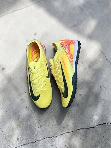 tech flees: Мужские кроссовки, 36, 37, 38, Nike, Новый, цвет - Желтый, Платная доставка, Самовывоз — 1