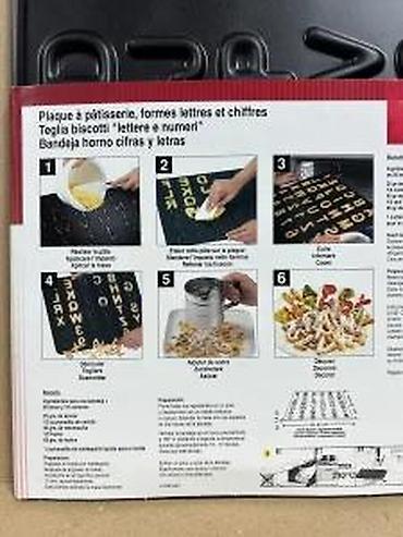Ostalo posuđe: Zenker tepsija/kalup za keksiće – slova i brojevi - Ploča za pečenje — 22
