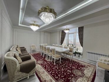 ак ордо квартир: 4 бөлмө, 130 кв. м, Элитка, 7 кабат, Евроремонт