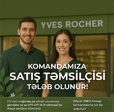 Əməkdaş axtarışı (vakansiyalar): Satış məsləhətçisi tələb olunur, 18-29 yaş, 1 ildən az təcrübə, Aylıq ödəniş — 1