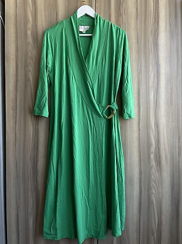 zara mango: Повседневное платье, США, Осень-весна, Длинная модель, Хлопок, Платье-рубашка, M — 10