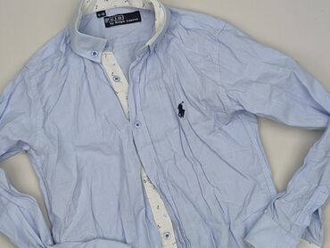bluzka z tiulowymi rękawami reserved: Shirt 10 years, condition - Very good, pattern - Monochromatic, color - Blue