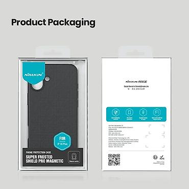 Maske i futrole za telefone: Futrola NILLKIN Super Frost Pro Magnetic za Iphone 16 Plus (6.7) crna — 14