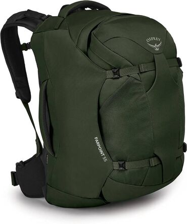 рейлы для одежды: Osprey Farpoint 55L Состоит из 2х рюкзаков (Farpoint 40л.+ Farpoint