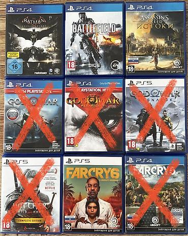 игры для ps4: - Battlefield 4 — 800 - Cyberpunk 2077 — 2000 - Far Cry 6 — 1500 - — 1