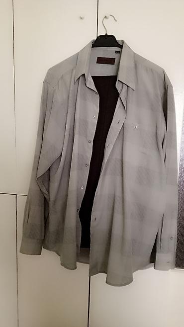 Kişi geyimləri: Köynək, 2XL, rəng - Boz — 2