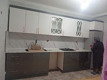 metbext mebel: Sifarişlə mətbəx dəsti, Özü çəkən petlələr, MDF, Pulsuz çatdırılma — 2