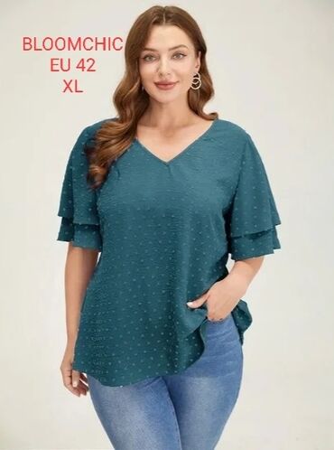 amc kosulje zenske: XL (EU 42), Tufnasti, bоја - Tirkizna