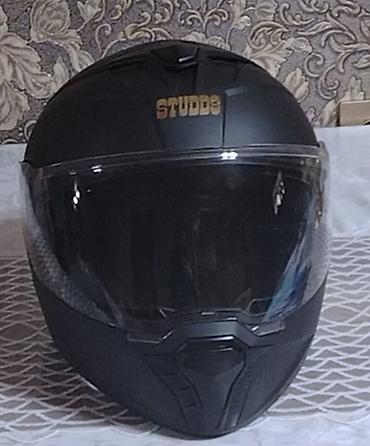kask satın al: STUDDS tam üzlü motosiklet dəbilqəsi Unversal, Guneş açkili, çenesi — 1