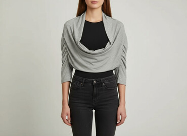 pull and bear sweter: Narzutka damska, rozmiar L