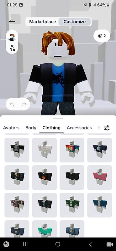 Комплекты одежды: Набор аватаров и одежды для Roblox (скриншоты из меню — 5