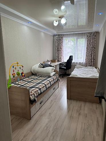 3 бөлмө, 58 м², 6-мкр 104-серия, 3 кабат, Евро оңдоо