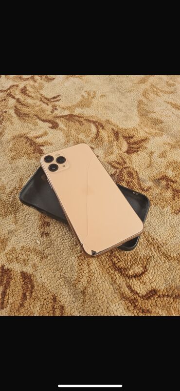 купить айфон 5 с: IPhone 11 Pro, Колдонулган, 64 ГБ, Алтын, Каптама, 77 %