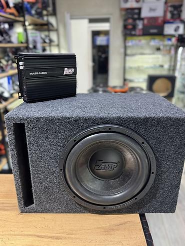 фреза для мотоблока: Комплект автозвука AMP MASS Состав: - Сабвуфер AMP MASS 500 12D2 V2 — 9