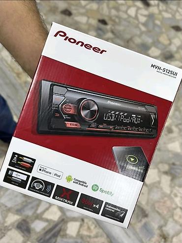 Digər avtoelektronika: Pioneer MVH-S125UI rəqəmsal media qəbuledicisi - 1-DIN ön panel, LED — 1