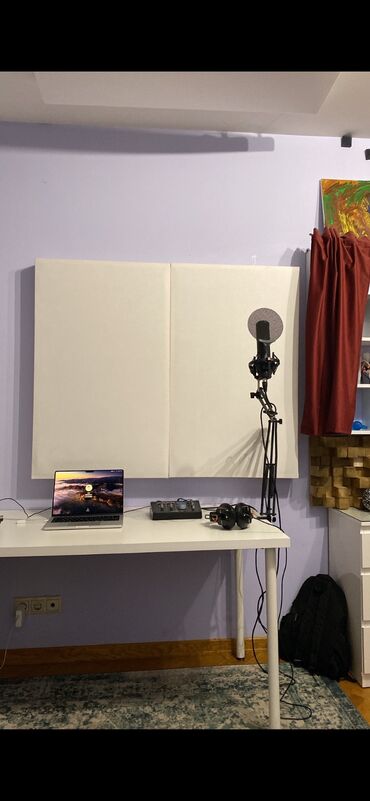 komputer mikrofonu: Studio ucun Mohtesem bir setap Hersey ideal vezyetde SSL 2+ 400