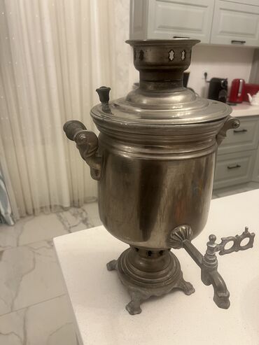 qedimi samovar qiymetleri: İşlənmiş Od Samovar, 5 l, Ünvandan götürmə