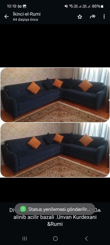 divan satisi: Угловой диван