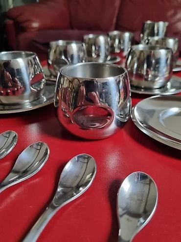 globus bife za pice: AMC ESPRESSO SET INOX 18/10 | Inox 18/10 dizajnerski set termo — 2