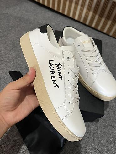 saint: Мужские кроссовки, 40.5, 41, Yves Saint Laurent, Новый, цвет - Белый, Самовывоз, Бесплатная доставка, Платная доставка — 2