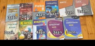 учебник по азербайджанскому языку 6 класс: 8-ci sinif üçün dərslik və test topluları toplusu. Kitablar: -