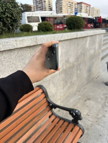 Apple iPhone: IPhone 11 Pro Max, 256 GB, Matte Midnight Green, Zəmanət, Sənədlərlə — 9