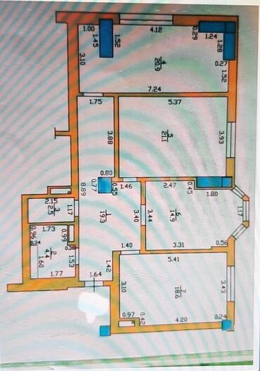 Продажа квартир: 3 комнаты, 100 м², Элитка, 3 этаж, Евроремонт — 13