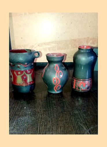 Əntiq qablar: Ручная работа 
кто может читайте на кофейнике слова — 11