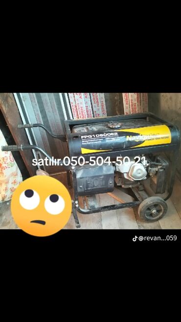 yerdən unitaz: Benzin Generator Zəmanətsiz, Kredit yoxdur