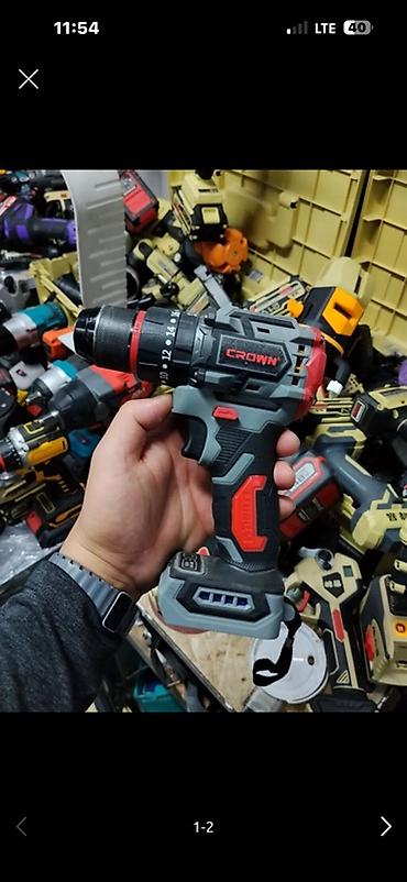 Дрель-шуруповерты: Аккумуляторная дрель-шуруповерт CROWN (Lithium drill) Основные — 2