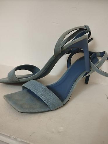 Tuflilər: Tuflilər, Ölçü: 38, rəng - Göy, İşlənmiş — 1