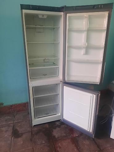 hotpoint: İşlənmiş 2 qapılı Hotpoint Ariston Soyuducu Satılır, rəng - Gümüşü — 3