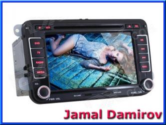 kamera monitörü: Volkswagen polo 2014 ucun dvd-monitor, dvd-монитор для volkswagen polo — 1