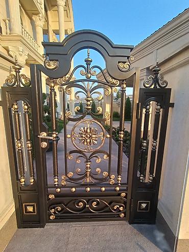 Другие малярные работы: Профессиональная покраска эксклюзивных кованых ворот, калиток — 8