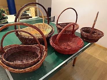 Корзины: Имеется разные корзины, разного размера и дизайна По ценам писать на — 11