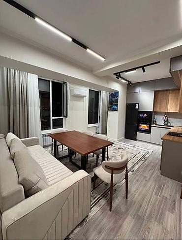 flat osh: 2 комнаты, 55 м², Пишпек Элитка, 13 этаж, Дизайнерский ремонт — 1