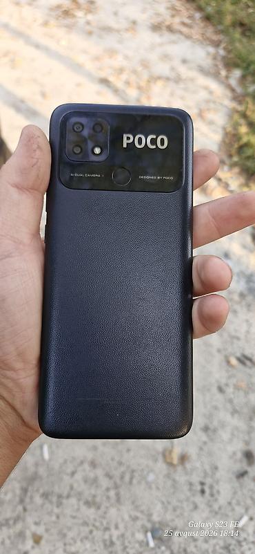 xiaomi pad 6 pro qiymeti: Poco C40, 64 GB, rəng - Qara, Barmaq izi — 2