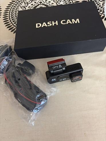 Videoreqistratorlar: 4K Ultra HD avtomobil qeydiyyat qurğusu (Dash Cam) – ön və arxa kamera — 4