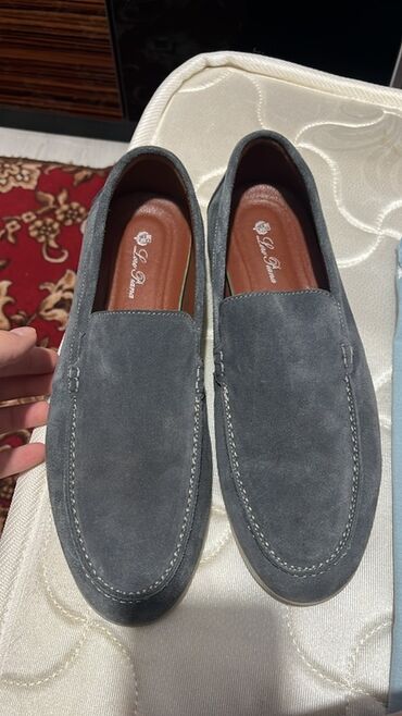 лоферы кожа: Мужские замшевые лоферы Leo Prince - Материал верха: мягкая замша