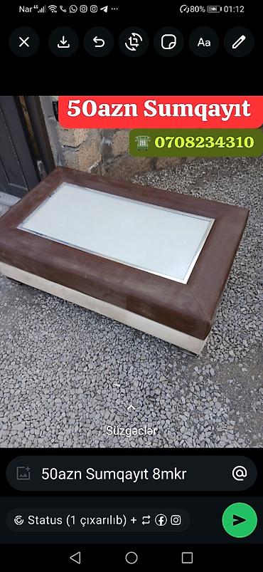 Salon, tibbi mebel dəsti: Məhsul təsviri: 1) Vanna otağı üçün moydadır – üstü keramika lavabo — 22