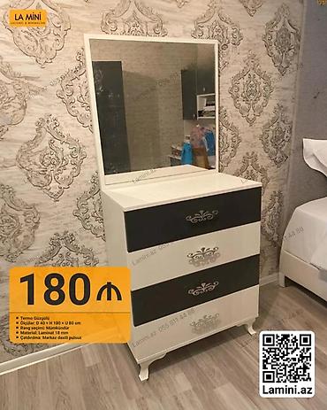 Komodlar: Tualet masası və güzgü dəsti - Model: Termo güzgülü komod - Ölçülər — 1