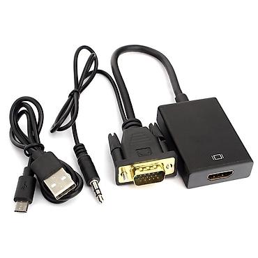 av hdmi adapter: VGA → HDMI çevirici adapter dəsti - Kompüter/noutbukdaki VGA çıxışını — 1