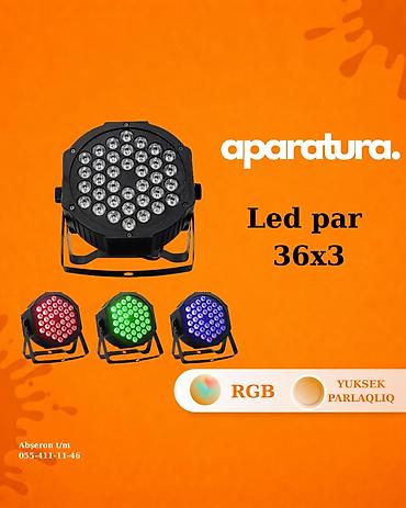 philips musiqi: LED Par 36x3 – Peşəkar Səhnə İşığı Tədbirlər, şadlıq sarayları və — 1