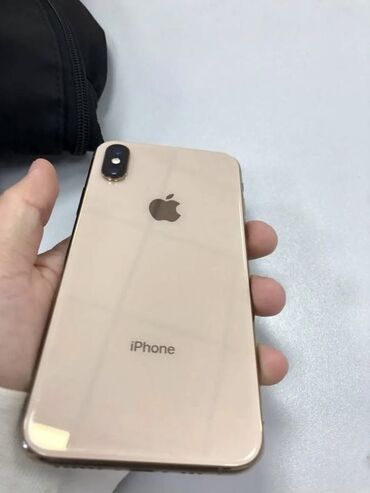 Apple iPhone: IPhone Xs, Б/у, 256 ГБ, Золотой, Зарядное устройство, 74 %