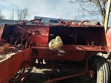 Тюковые пресс-подборщики: Пресс-подборщик кыргызстан тюковый, прицепной, красного цвета — 3