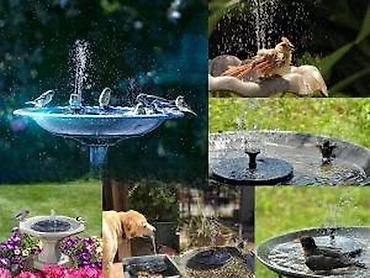 Sredstva za navodnjavanje: Solarna plutajuća fontana za bašte, jezerca i pojilice za ptice - — 15