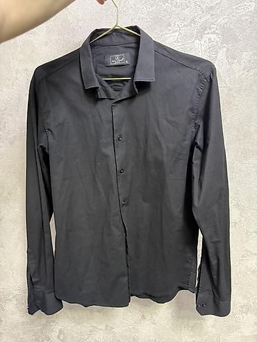 Личные вещи: Мужская рубашка, Salvatore Ferragamo, S, цвет - Черный — 1